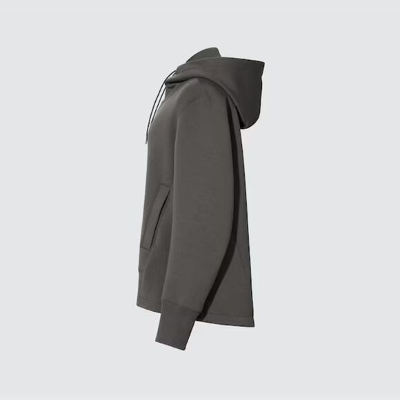 +J (UNIQLO X Jil Sander Dry Sweat Full-Zip Long-Sleeve Hoodie, Black, Size XXL - Picture 2 of 16